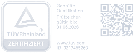 TÜV Rheinland Prüfzeichen 0217465269: Business Development Professional (Sebastian Legrand)